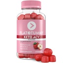 Flat Tummy Keto ACV Gummies, 60 Count – Εξειδικευμένη Formula, Post GLP-1 Keto Supplement, Vegan-Friendly, Non-GMO - Apple Cider Vinegar Gummies, BHB Salts, Beet και Ρόδι Superfood Σκόνες