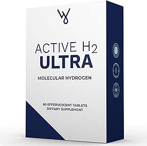 Ενεργό H2 Ultra Hydrogen Water Tablet - Βελτιστοποιήστε την Υγεία, την Ανοσία Υποστήριξης και τα Αντιοξειδωτικά Ισορροπίας με Οφέλη Μοριακού Υδρογόνου (1 Φιάλη, 60 Δισκία)