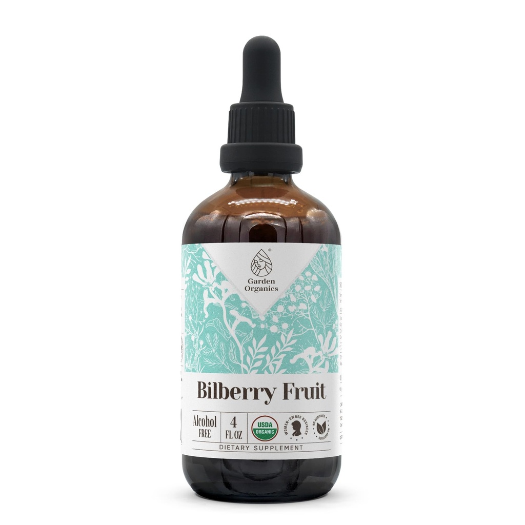 Bilberry Fruit USDA Organic Alcohol-Free Extract 