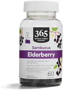365 by Whole Foods Market, Elderberry Gummies, 60 Count