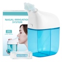 Ρινική Άρδευση Σύστημα με 30 πακέτα αλατιού, Sinus Rinse Machine, Sinus Sinus Cleaner Machine με δεξαμενή νερού & δεξαμενή συλλογής αποβλήτων - Μπλε