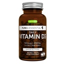 Igennus καθημερινή βιταμίνη D3 2000iu, 50 mcg, καθαρή ετικέτα, 365 μικρά δισκία, 1-ετής προμήθεια, χορτοκαλσιφερόλη συμπλήρωμα βιταμίνης D