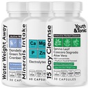 Youth & Tonic Water Weight Away and 15 Day Cleanse Bundle, Packed with Replenish Electrolytes to Support Hydration Κατά τη χρήση των διουρητικών