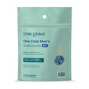 True Grace Men's 40+ One Daily Multivitamin Fermented Minerals, Organic Adaptogens & Mushrooms Whole Body Balance Immune, Endurance, Bone & Heart Support Supplement - Non-GMO - 90 Vegan Tablets