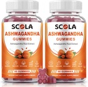 Ashwagandha Gummies, Calm Gummies with Ashwagandha Root Extract Vitamin D Zinc, Ashwagandha Supplement for Sleep Stress Balance, Vegan, Non-GMO, Gluten-Free, 120 Count