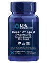 Επέκταση ζωής Super Omega-3 EPA/DHA Fish Oil, Sesame Lignans & Olive Extract – Καρδιά Υγεία, Εγκεφαλική Υγεία, Φλεγμονή Υγεία Υποστήριξη, Χωρίς γλουτένη, Enteric-Coated, Μη ΓΤΟ, 60 Softgels