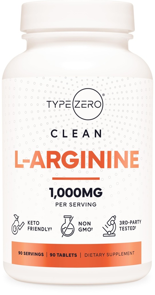 Τύπος Μηδέν L- Αργινίνη 90 Δισκία 1. 000 mg ανά Σερβίρισμα - Μη ΓΤΟ