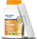 Equate Fiber Therapy 500mg Συμπλήρωμα, 100 Count, 7 Day Pill Organizer Περιλαμβάνεται - 1 Συσκευασία