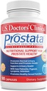 U.S. Doctors' Clinical Prostata - Clinically Proven Prostate Supplement for Men - Urinary Tract & Bladder Support - Saw Palmetto, Vitamin E, Pumpkin Seed - USA Κατασκευασμένο- 60 Κάψουλες[20-Day Supply]