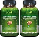 Irwin Naturals Daily Gentle Cleanse - 60 Liquid Soft-Gels, Συσκευασία 2 - Μη-Laxative Formula με Triphala