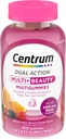 Centrum MultiGummys Multi+ Beauty Dual Action Multivitamin, ειδικά σχεδιασμένο με βιοτίνη για υγιή μαλλιά, δέρμα και νύχια, κεράσι / μούρο / πορτοκάλι Γεύσεις - 100 Count