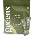 Rookie Wellness Greens + Superfoods - Greens Superfoods Powder Drink Made with Whole Food Sourced Ingredients Contains Vitamins, Probiotics, Antioxidants, and Baobab Fiber (30 Servings, Passion Guava)