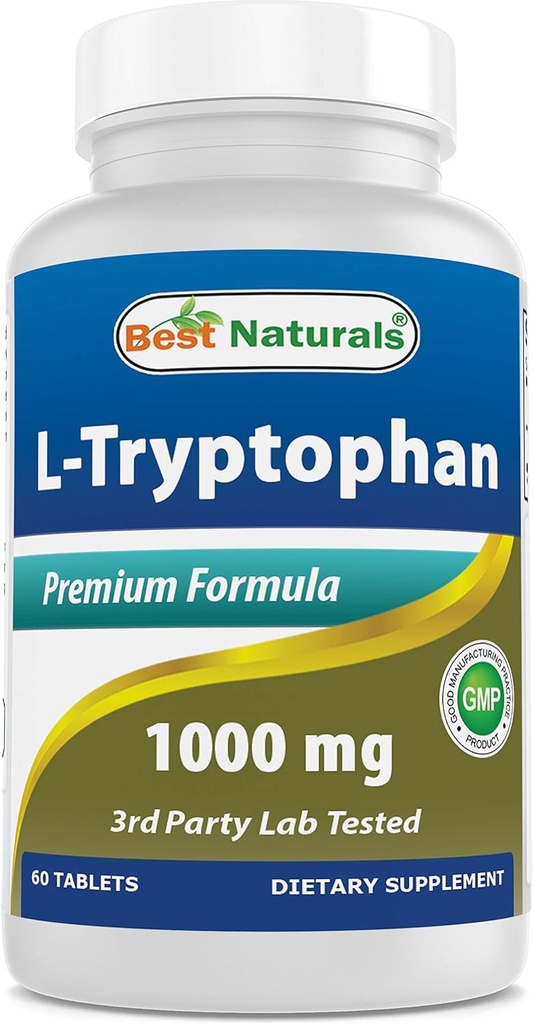 Best Naturals L- Tryptophan 1000 mg 60 δισκία