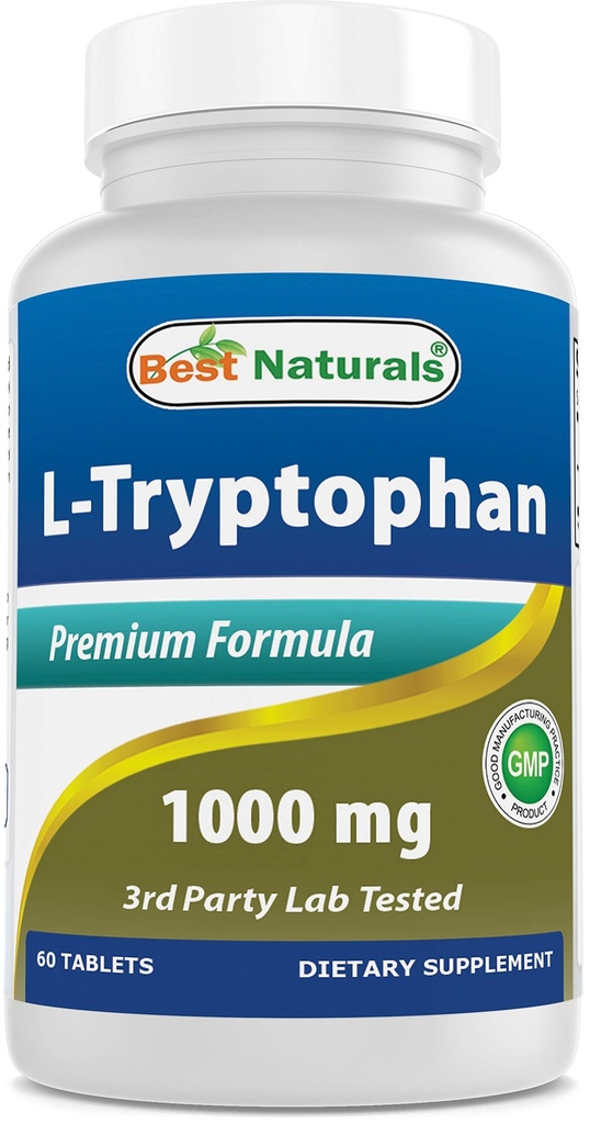 Best Naturals L- Tryptophan 1000 mg 60 δισκία