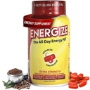 iSatori Men & Women Energize Extra Strength Caffeine Pills | Fast Acting Long-Lasting Energy Pill | Extended Time Release Caffeine | Improved Clarity, Energy Support | No Jitters, Crash | 60 Tablets