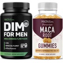 SMNutrition Maca Root Gummies & 300mg συμπλήρωμα DIM για άνδρες για την τεστοστερόνη και την υποστήριξη απόδοσης 