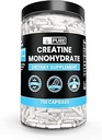 Αμιγώς πρωτότυπα συστατικά Creatine Monohydrate (730 κάψουλες) Δεν Μαγνήσιο ή Ρύζι Fillers, Πάντα καθαρό, Εργαστήριο Επαληθευμένο