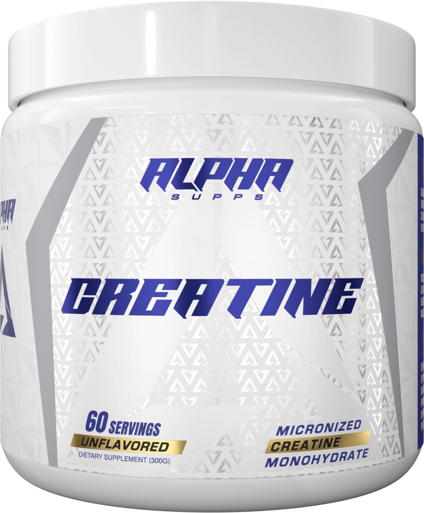 Alpha Supps - Alpha Creatine Monohydrate σκόνη υποστηρίζει μυϊκή ανάπτυξη 