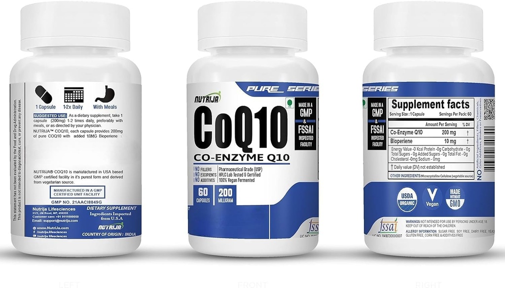 COENZYME Q10 (COQ10) 50MG - (120 κάψουλες)