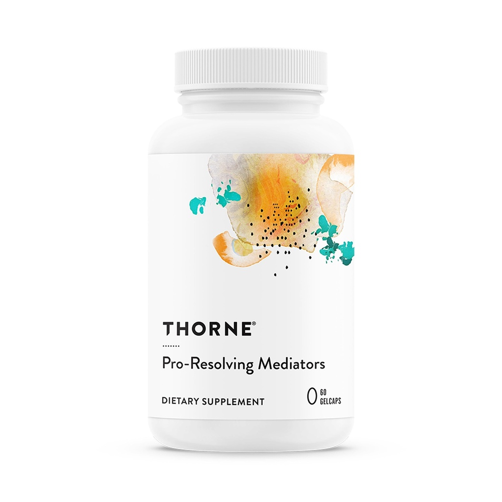 THORNE - Pro-Resolving Mediators - Combines Pre-Resolving Mediators with EPA & DHA - Supports Tissue Repair & Brain, Nerve, Cardiovascular & Immune Health* - Third-Party Certified - 60 Softgels
