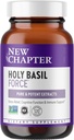 New Chapter Stress Relief Supplement - Holy Basil Force with Supercritive Holy Basil for Stress Support + Immune Support + Μη ΓΤΟ Συστατικά - Κτηνοτροφικές κάψουλες, 120 Count