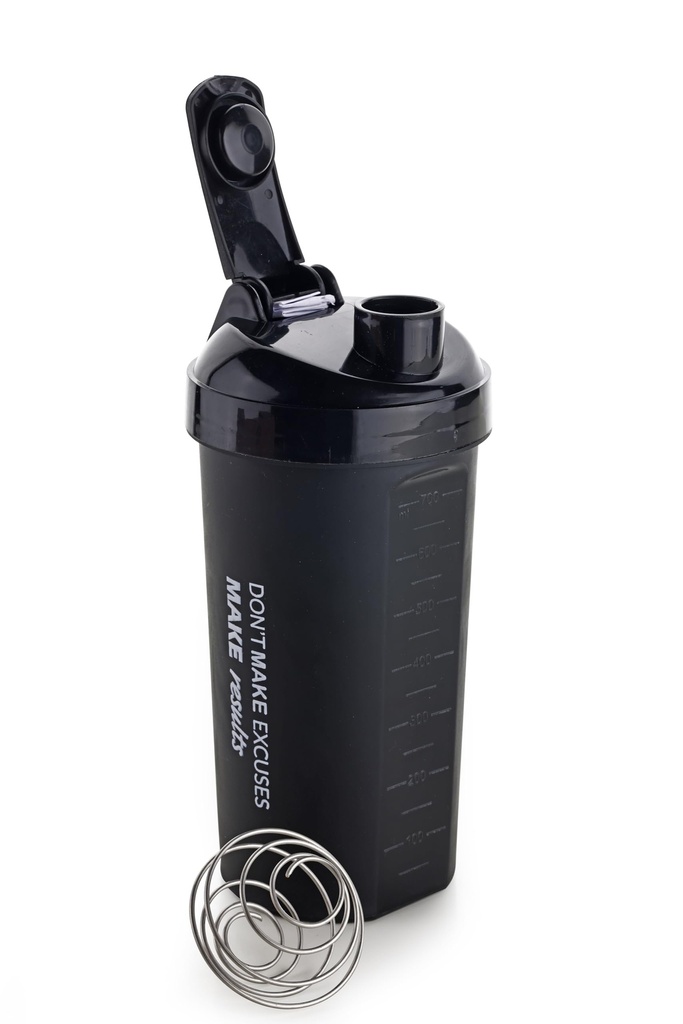 GANESH Food Grade BPA Free Material Leak proof, Gym Workout Exercise Shaker Sipper Bottle 700ML for Water Juice Protein Powder Mix Measurement Capacity Return Gift