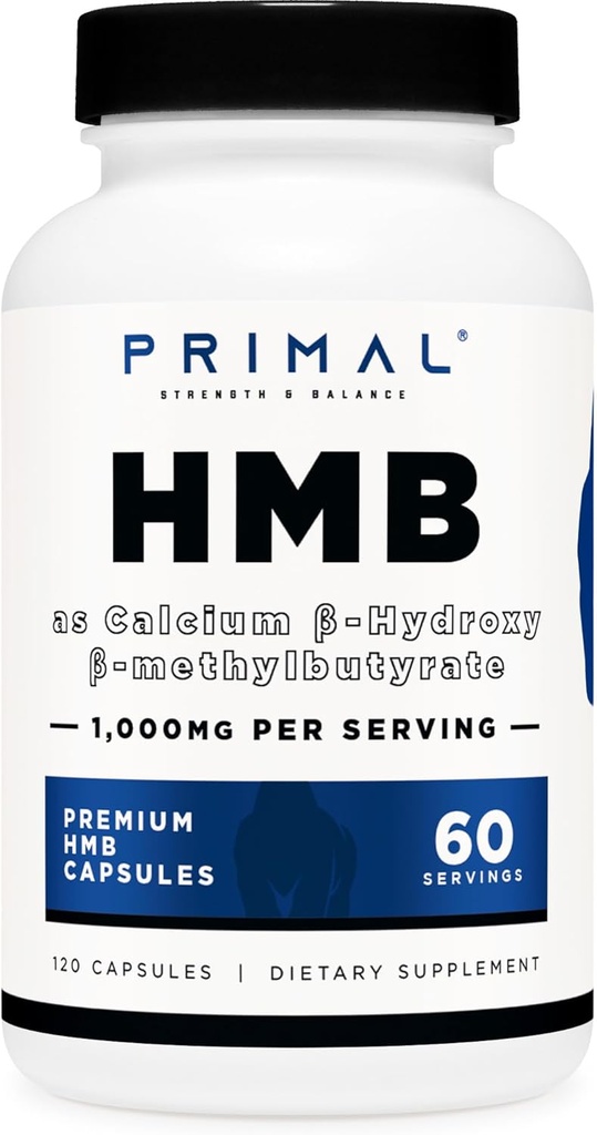 Πρωτεύων HMB (1000mg, 120 κάψουλες) 