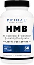 Primal HMB (1000mg, 120 Capsules) | Athlete Formula, Gluten-Free, Non-GMO, 60 Servings