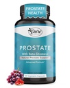 Pure By Nature Prostate Supplement for Men, Beta Sitosterol Prostate Health Supplement with Zinc for Urinary Tract Support, Ease Frequent Urination & Improved Sleep, Gluten-Free, Non-GMO 90 Capsules