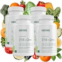 status. 4-pck Nature's Sustenance Daily Greens, Daily Fruit and Veggies Supplement - Enhance Energy, Mental Clarity - Fruits and Lefits Συμπληρώματα - US Made, Vegan-Friendly - 120 Servings.