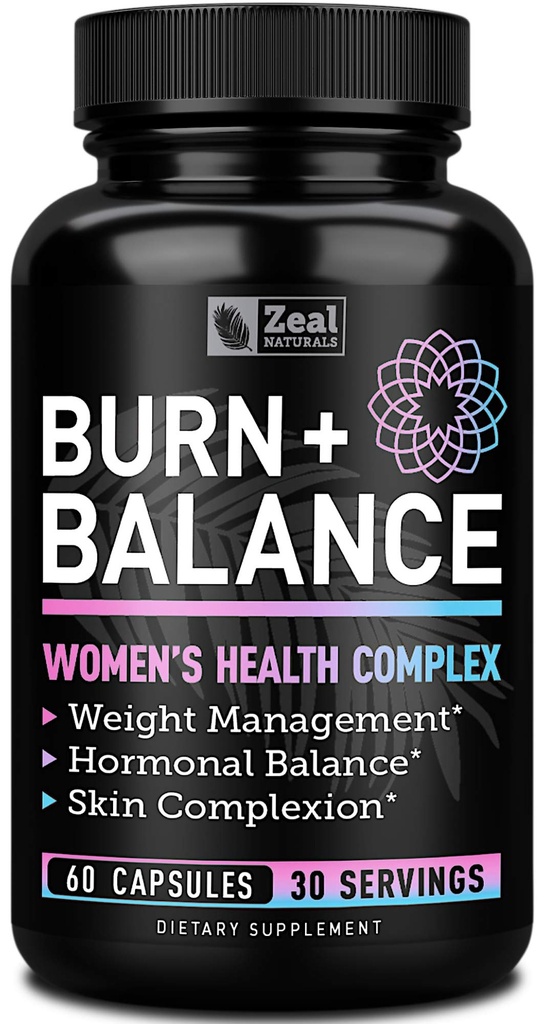 Zeal Naturals Βάρος Απώλεια Υποστήριξη για τις γυναίκες + Καθημερινή Ισορροπία Βιταμίνες (Σιδήρου, Βιταμίνης D, Setria®, Folate) Premium Diet Υποστήριξη Χάπια για τις γυναίκες+ Multivitamin και υποστήριξη ορμονών