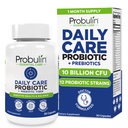 Probulin καθημερινή φροντίδα Probiotic συμπλήρωμα, Digestive, Gut, και Immune Health Support Κάψουλες για άνδρες και γυναίκες, 10 δισεκατομμύρια CFU, Vegan, 30 μπουκάλι κόμη