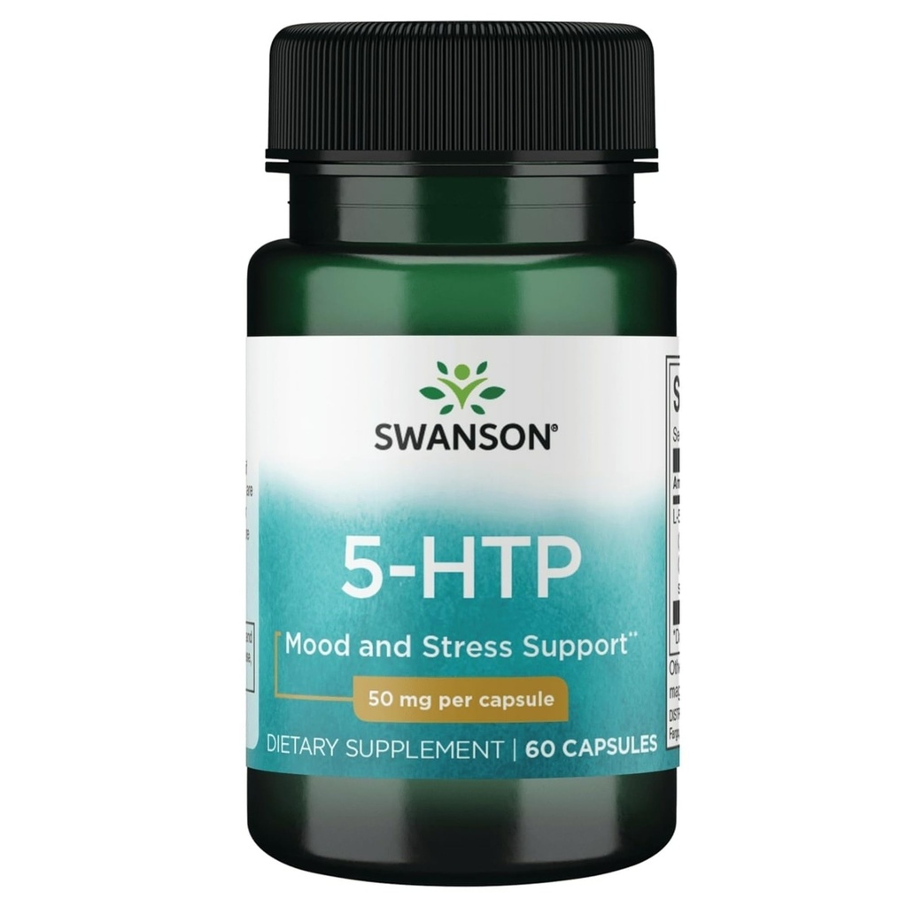 Swanson Premium Amino Acid 5-Htp - Επιπλέον δύναμη - 50 Milligrams 60 κάψουλες