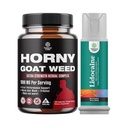 Bundle of Horny Goat Weed for Men - Extra Strength Male Supplement, και Λιδοκαΐνη Αποευαισθητοποίηση Topical Spray Climax Control for Longer Lasting Performance - Boost Endurance and Stamina Fast Acting