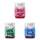 OLLY Undesiable Gummy ομορφιάς, 60 Count & Flawless Complexion Gummy, Clear and Healthy Skin Support - 50 Count (Pack of 1) & Glowing Skin Gummy, 25 Day Supply (50 Count)