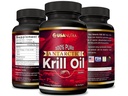 Έλαιο κριλ Ανταρκτικής Softgels 100% καθαρό με Omega-3 EPA DHA Ασταξανθίνη 1000mg ανά ημέρα (2 Softgels). Κατασκευασμένο στις ΗΠΑ