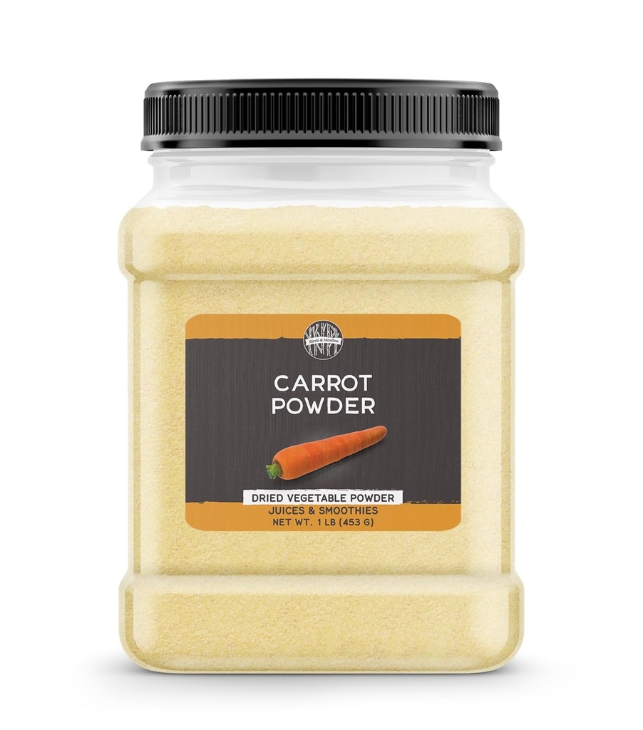 Birch & Meadow Carrot Powder, 1 lb, Smoothies & Juices, Σκόνη λαχανικών, Beta Carotene