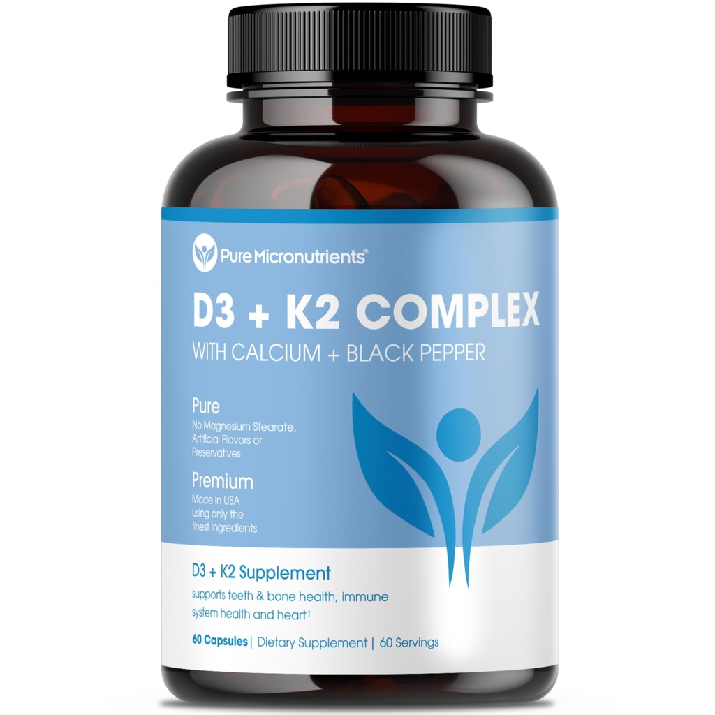 Καθαρά μικροθρεπτικά συστατικά Βιταμίνη D3 K2 συμπλήρωμα 
