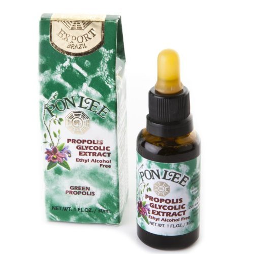 Pon Lee Βραζιλία Green Bee Propolis Liquid Extract Όχι Αλκοόλ 30ML 1 Συσκευασία