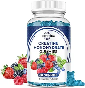Creatine Chewable Gummies - 2000mg Creatine Monohydrate Tablet Chews, Easy Digesting, Fast Absorbing Chews για άνδρες και γυναίκες, Build Muscle, Βελτιώστε την ανάκτηση, δύναμη, και αντοχή 60Count