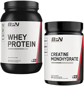 BARE ΕΠΙΔΟΣΕΙΣ ΔΙΑΤΡΟΦΗ BPN Creatine Monohydrate & Whey Protein Powder Bundle