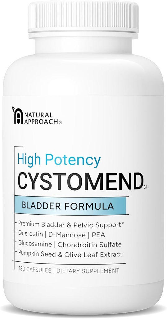 Bladder & Pelvic Discomfort Formula (High Potency) - Υποστηρίζει λιγότερο Flares & Urgency* - Premium Bladder Support for Women & Men - USA Κατασκευασμένο & Third-Party Tested - 180 Κάψουλες