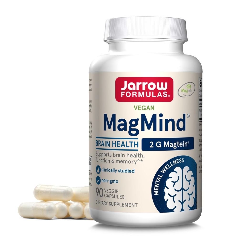 Jarrow Formulas Alpha GPC 300mg υποστήριξη λειτουργίας του εγκεφάλου & MagMind κάψουλες για την υγεία του εγκεφάλου μαγνήσιου