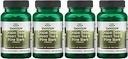 Swanson Grape Seed Green Tea & Pine Bark Complex Heart Cardiovascular Immune Support Health Antioxidant Healthy Blood Pressure Support Polyphenols OPCS Herbal Supplement 60 Capsules (Caps) (4 Pack)