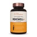Live Consciious Joint Health Supplement - MoveWell Plus Έλαιο κριλ Ανταρκτικής, Φυσική Ασταξανθίνη και Υαλουρονικό οξύ 