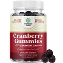 Φυσικό Cranberry Gummies για τις γυναίκες και τους άνδρες - Επιπλέον δύναμη Νόστιμα αντιοξειδωτικά Cranberry Chews για την υγεία των νεφρών ουροφόρων οδών Υποστήριξη της ουροδόχου κύστης & ανοσοποιητική υγεία - Vegan Γλουτένη & Ζελατίνη Δωρεάν