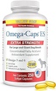Omega-Caps ES for Large & Giant Dogs - Omega 3, Vitamins, Minerals, Antioxidants - Support Immune System, Joints, Heart, and Brain - 250 Softgel Capsules