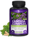 Συγκρότημα Potent Garden Candida Complex - Ρίγανη και Caprylic Acid Blend, Σύμπλεγμα Ισορροπίας με Βότανα & Προβιοτικά, Συμπληρώματα Υγείας για Γυναίκες & Άνδρες