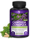 Συγκρότημα Potent Garden Candida Complex - Ρίγανη και Caprylic Acid Blend, Σύμπλεγμα Ισορροπίας με Βότανα & Προβιοτικά, Συμπληρώματα Υγείας για Γυναίκες & Άνδρες
