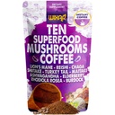 WIXAR Superfood Mushroom Coffee - Instant Coffee Powder, Ten Superfood Extracts with Lion's Mane, Turkey Tail, Reishi, Chaga, Shiitake, Ashwagandha, Rhodiola Rosea, Elderberry, 5oz Mushroom Supplement